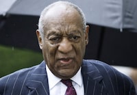FILE - Bill Cosby arrives for a sentencing hearing following his sexual assault conviction at the Montgomery County Courthouse in Norristown Pa. Nine more women are accusing Cosby of sexual assault in a lawsuit that alleges he used what they call his “enormous power, fame and prestige” to victimize them. A lawsuit filed Wednesday, June 14, 2023, in federal court in Nevada alleges that the women were individually drugged and assaulted between approximately 1979 and 1992 in Las Vegas, Reno and Lake Tahoe homes, dressing rooms and hotels. (AP Photo/Matt Rourke, File)