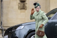 Princess Anne, the sister of King Charles, is scheduled to visit British Columbia next month. Princess Anne arrives to attend the Easter Matins Service at St. George's Chapel, Windsor Castle, England, Sunday, March 31, 2024. THE CANADIAN PRESS/AP-POOL, Hollie Adams