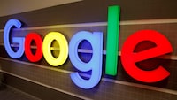 FILE PHOTO: An illuminated Google logo is seen inside an office building in Zurich, Switzerland December 5, 2018.    REUTERS/Arnd Wiegmann/File Photo
