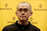 FILE PHOTO: Changpeng Zhao, founder and chief executive officer of Binance, attends the Viva Technology conference dedicated to innovation and startups at Porte de Versailles exhibition center in Paris, France June 16, 2022. REUTERS/Benoit Tessier