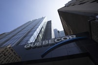 Quebecor headquarters is seen in Montreal on Thursday, May 11, 2023. &nbsp;THE CANADIAN PRESS/Christinne Muschi
