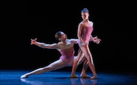 Dancers from the Dutch National Ballet perform "Tu me manques," a new work by Canadian choreographer Kirsten Wicklund. 