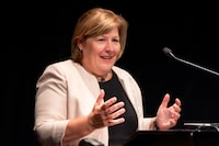 Justice Marie-Josée Hogue on August 22, 2023 in an image from Université de Sherbrooke.
