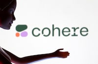 Cohere logo is seen in this illustration taken March 31, 2023. REUTERS/Dado Ruvic/Illustration
