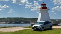 The 2023 Toyota Sienna in Neil’s Harbour, Cape Breton, N.S.