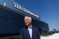 Phillip Crawley, the outgoing publisher and CEO of The Globe and Mail is photographed at The Globe and Mail’s offices in Toronto, Tuesday, Aug. 29, 2023. THE CANADIAN PRESS/Cole Burston