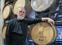 Paul Cirka is seen at his distillery Friday, April 26, 2024  in Montreal.THE CANADIAN PRESS/Ryan Remiorz