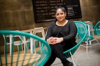 PHOTO SARAH MONGEAU-BIRKETT FOR THE GLOBE AND MAIL - March 13, 2018 - Ritika Dutt is a McGill graduate who conceived of Botler AI, an app to help victims report and cross reference their stories of harassment with about 300 case studies inputted into the system, which help you figure out which Canadian law was broken. Dutt was being stalked and came up with the software a few months later. Photo taken at Maison Notman, where she was stalked.