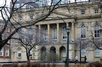 The Ontario Court of Appeal is seen in Toronto on April 8, 2019. Ontario's highest court has ordered the provincial government to pay $3.5 million dollars to a company that pleaded guilty more than a decade ago in a tainted meat scandal due to a "litany of bureaucratic ineptitude," a three-judge panel ruled last week. The Ontario Ministry of Agriculture, Food and Rural Affairs owed a duty of care to Aylmer Meat Packers and its owner, Butch Clare, when it took over the company's abattoir in 2003 amid its sprawling tainted meat investigation, Justice Peter Lauwers wrote in a Court of Appeal decision released last Wednesday. THE CANADIAN PRESS/Colin Perkel