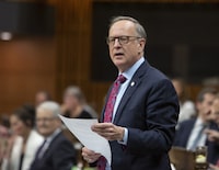 <p>Parliamentary Secretary to the Minister of Foreign Affairs Rob Oliphant rises during Question Period in the House of Commons on Parliament Hill, in Ottawa on Friday, June 7, 2019. <i>One of the Liberals' point people on foreign policy says framing the Tories as soft on Ukraine isn't helping the country fend off Russia's invasion.</i><br>
<i>Toronto MP Oliphant is parliamentary secretary to Foreign Affairs Minister Mélanie Joly, a job that has him travel on her behalf to multiple events at home and abroad. </i>THE CANADIAN PRESS/Fred Chartrand</p>