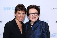 NEW YORK, NEW YORK - OCTOBER 12: (L-R) Ilana Kloss and Billie Jean King attend Women's Sports Foundation's Annual Salute To Women In Sports at Cipriani Wall Street on October 12, 2023 in New York City. (Photo by Dia Dipasupil/Getty Images for WSF)