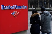 FILE PHOTO: A Bank of America logo is pictured in the Manhattan borough of New York City, New York, U.S., January 30, 2019. REUTERS/Carlo Allegri/File Photo