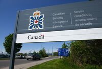 A sign for the Canadian Security Intelligence Service building is shown in Ottawa on May 14, 2013. THE CANADIAN PRESS/Sean Kilpatrick