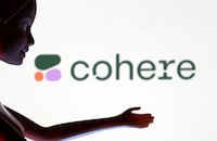 Cohere's logo is seen in this illustration taken March 31, 2023. REUTERS/Dado Ruvic/Illustration/File Photo