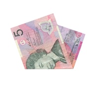 File #: 7104442  iStockphoto Exclusive 
Australian 5$ Isolated 
Credit:  iStockphoto

(Royalty-free)

Keywords:  	 Australian Currency, Dollar, Paper Currency, Number 5, Australia, Isolated, Wealth, Travel, Currency