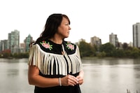 Chief Sharleen Gale, chair of the First Nations Major Projects Coalition & chief of Fort Nelson First Nation in Stanley Park, September 2023.