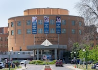 The Lakeshore General Hospital in Montreal June 1. Quebec is not participating in a new Canadian Institute for Health Information report that provided a snapshot of the state of health care in Canada's provinces.