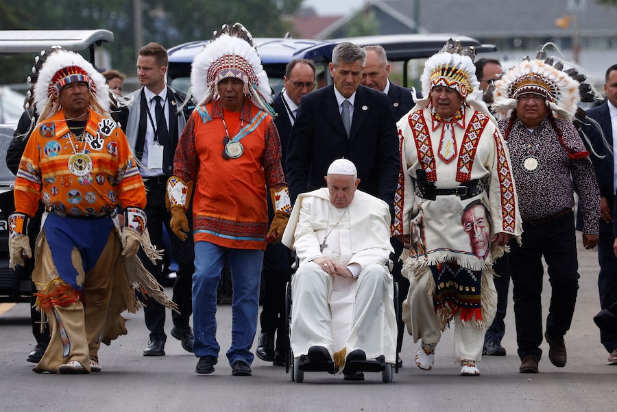 pope visit canada