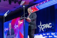 Former Secretary of State Mike Pompeo speaks at the Conservative Political Action Conference, CPAC 2023, Friday, March 3, 2023, at National Harbor in Oxon Hill, Md. (AP Photo/Alex Brandon)
