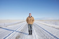Vulcan County reeve Jason Schneider on his farm near Vulcan, Alberta, January 2, 2020. The Globe and Mail/Todd Korol