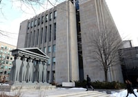 The Ontario Superior Court building is seen in Toronto on Wednesday, Jan. 29, 2020. A man who has plead guilty to the incel-inspired murder of a Toronto massage parlour employee says he has changed in the three years since the terrorist attack and doesn't hate women anymore. THE CANADIAN PRESS/Colin Perkel