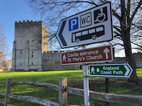 Portchester Castle. Along the historic shores of southern Hampshire to sample a small section of the UK’s newest attraction: the King Charles III England Coast Path