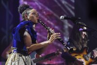 <div>Montreal folk singer Allison Russell has been forced to cancel or postpone some tour dates after being caught in stormy winter weather in Western Canada.&nbsp;Russell performs during the Americana Honors &amp; Awards show, in Nashville, Tenn.,&nbsp;Sept. 22, 2021. THE CANADIAN PRESS/AP-Mark Zaleski</div>