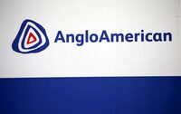 FILE PHOTO: The Anglo American logo is seen in Rusternburg October 5, 2015. Picture taken October 5, 2015.  REUTERS/Siphiwe Sibeko/File Photo