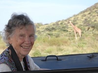 Anne Innis Dagg, Kenya, January 2020          