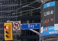 A sign board displays the TSX at close, in Toronto, Monday, March 16, 2020. The Canadian Securities Administrators will hold a virtual roundtable on environmental, social and governance related regulatory issues in asset management. THE CANADIAN PRESS/Frank Gunn