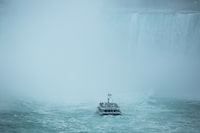 Niagara Falls - JULY 14, 2020 - FALL OF THE FALLS - The Hornblower boat cruise that goes close to the falls is however restricted to six passengers per sailing, selling a âVIP charter packageâù that comes with food for $69.95 per person. Glenn Lowson photo/The Globe and Mail