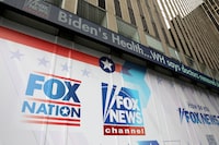 FILE PHOTO: A view of Fox News headquarters in New York City, U.S. March 4, 2023.  REUTERS/Chris Helgren/File Photo