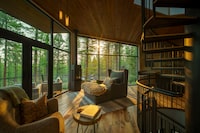 One of the Green O’s 12 secluded Tree Hauses, an elevated guest house that immerses travellers in nature and quiet solitude.