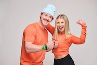 A survivor of the Humboldt Broncos bus crash and his girlfriend have won "The Amazing Race Canada." Ty Smith and Kat Kastner of Calgary, shown in a handout photo, were the first pair to finish a 25-clue crossword puzzle based on previous locations and tasks during Season 9 of the race. THE CANADIAN PRESS/HO-Bell Media **MANDATORY CREDIT**