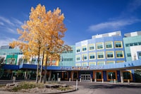 The Alberta Children's Hospital is shown in Calgary, Tuesday, Sept. 12, 2023. Alberta Health Services say the number of E. coli cases related to an outbreak at numerous Calgary daycares remains stable. THE CANADIAN PRESS/Jeff McIntosh
