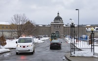 The Bordeaux prison, also known as the Montreal Detention Centre is seen in Laval, Quebec, January 24, 2023.   (Christinne Muschi /The Globe and Mail)