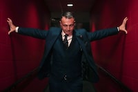 Toronto Raptors newly appointed Head Coach Darko Rajakovic poses for a photo in the Scotiabank Arena, in Toronto, Tuesday, June 13, 2023. THE CANADIAN PRESS/Chris Young