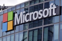 FILE - The Microsoft logo is seen in Issy-les-Moulineaux, outside Paris, France, April 12, 2016. In a scathing indictment of Microsoft corporate security and transparency, a Biden administration-appointed review board issued a report Tuesday, April 2, 2024, saying “a cascade of errors” by the tech giant let state-backed Chinese cyber operators break into email accounts of senior U.S. officials including Commerce Secretary Gina Raimondo. (AP Photo/Michel Euler, File)