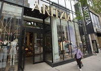 An Aritzia store is seen in Montreal, Tuesday, July 13, 2021. THE CANADIAN PRESS/Ryan Remiorz