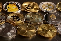 FILE PHOTO: Representations of cryptocurrencies are seen in this illustration, August 10, 2022. REUTERS/Dado Ruvic/Illustration//File Photo