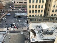 A view of damage and debris following an explosion at the Sandman Hotel in downtown Fort Worth, Texas, U.S. January 8, 2024 in this picture obtained from social media. Brad Bauer/via REUTERS  THIS IMAGE HAS BEEN SUPPLIED BY A THIRD PARTY. MANDATORY CREDIT. NO RESALES. NO ARCHIVES