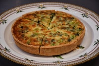A "Coronation Quiche" is seen in an undated handout photo. King Charles III and Camilla, the Queen Consort, have shared the recipe for the vegetarian dish, which they hope can inspire celebratory gatherings in honour of the May 6 coronation ceremony. THE CANADIAN PRESS/HO-Buckingham Palace, *MANDATORY CREDIT*