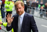 FILE PHOTO: Britain's Prince Harry, Duke of Sussex walks outside the Rolls Building of the High Court in London, Britain June 7, 2023. REUTERS/Hannah McKay/File Photo