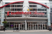 A general view of the Scotiabank Cineplex Movie Theatre in Toronto on Friday, July 16, 2021. THE CANADIAN PRESS IMAGES/Chris Young