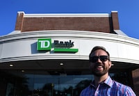 Brent Foster poses for portraits at a TD Bank location in Vienna, VA on June 3, 2023.  He was a tech executive at Amazon who left the industry for a more secure job at TD bank.
