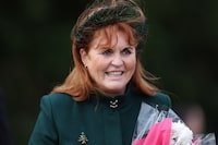 (FILES) Sarah, Duchess of York smiles outside after attending the Royal Family's traditional Christmas Day service at St Mary Magdalene Church on the Sandringham Estate in eastern England, on December 25, 2023. Prince Andrew's ex-wife, Sarah Ferguson, who recently underwent breast cancer surgery, is suffering from "malignant melanoma", a skin cancer, her spokesperson announced on Sunday, January 21. (Photo by Adrian DENNIS / AFP) (Photo by ADRIAN DENNIS/AFP via Getty Images)