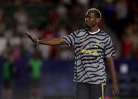 CARSON, CALIFORNIA - JULY 27: Paul Pogba #10 of Juventus waves as he leaves the field during the Pre-Season Friendly match between Juventus and AC Milan at Dignity Health Sports Park on July 27, 2023 in Carson, California. (Photo by Harry How/Getty Images)