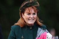 (FILES) Sarah, Duchess of York smiles outside after attending the Royal Family's traditional Christmas Day service at St Mary Magdalene Church on the Sandringham Estate in eastern England, on December 25, 2023. Prince Andrew's ex-wife, Sarah Ferguson, who recently underwent breast cancer surgery, is suffering from "malignant melanoma", a skin cancer, her spokesperson announced on Sunday, January 21. (Photo by Adrian DENNIS / AFP) (Photo by ADRIAN DENNIS/AFP via Getty Images)