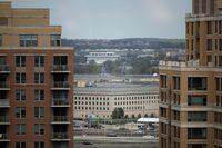 FILE PHOTO: The Pentagon building is seen in Arlington, Virginia, U.S, April 6, 2023. REUTERS/Tom Brenner/File Photo