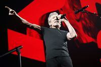 FILE - Roger Waters performs at the United Center on Tuesday, July 26, 2022, in Chicago. Polish media are reporting that Pink Floyd co-founder Roger Waters has canceled concerts planned in Poland amid outrage over his stance on Russia’s war against Ukraine. An official with the concert arena in Krakow where Waters had been scheduled to perform in April said the musician's manager had withdrawn the April performances without giving a reason. (Photo by Rob Grabowski/Invision/AP, File)